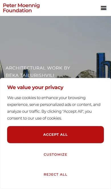 Peter Moennig Foundation — mobile